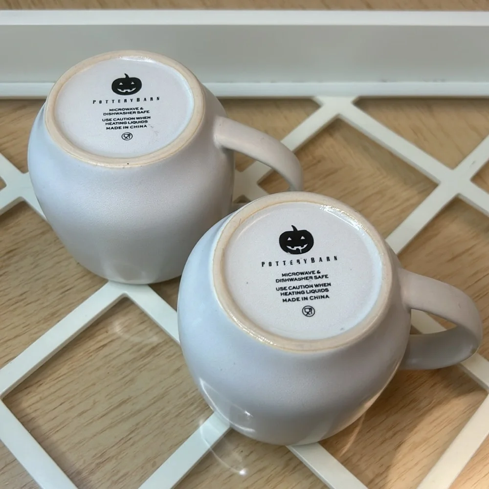 Pottery Barn Ghost Mug